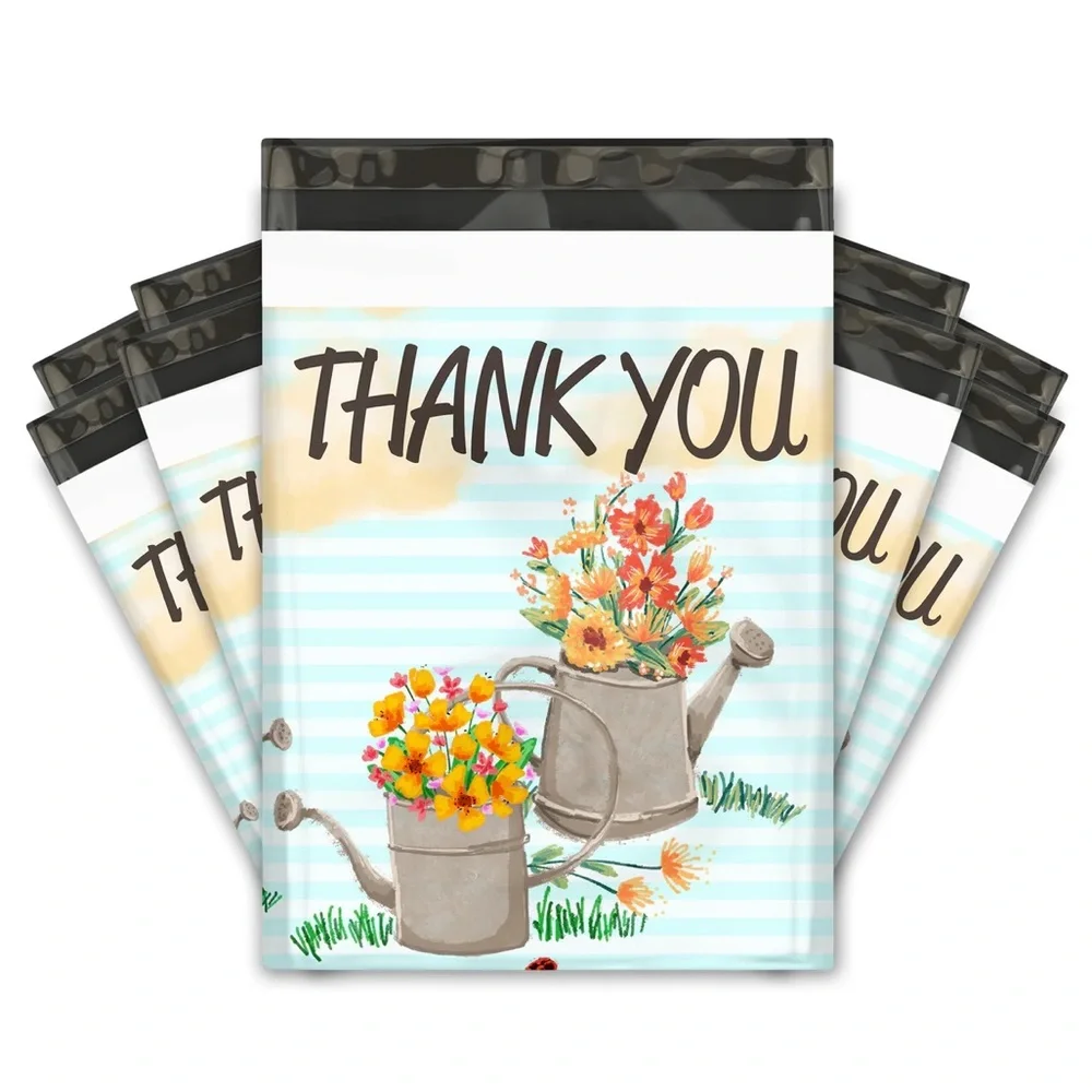 Watering Can Poly Mailers 10x13 Pack of 25 - Picture 3 of 4